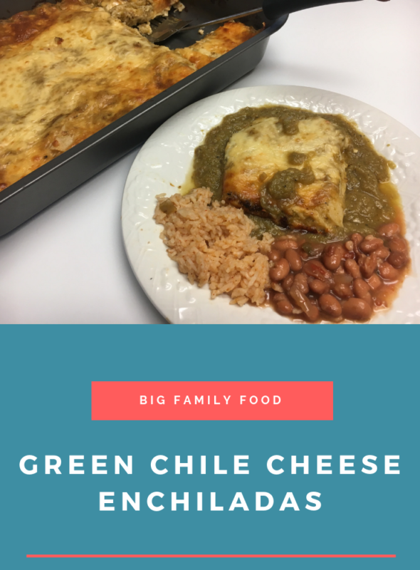 Green Chile Chicken Enchiladas